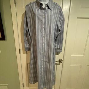 COS Blue Striped dress size 14
